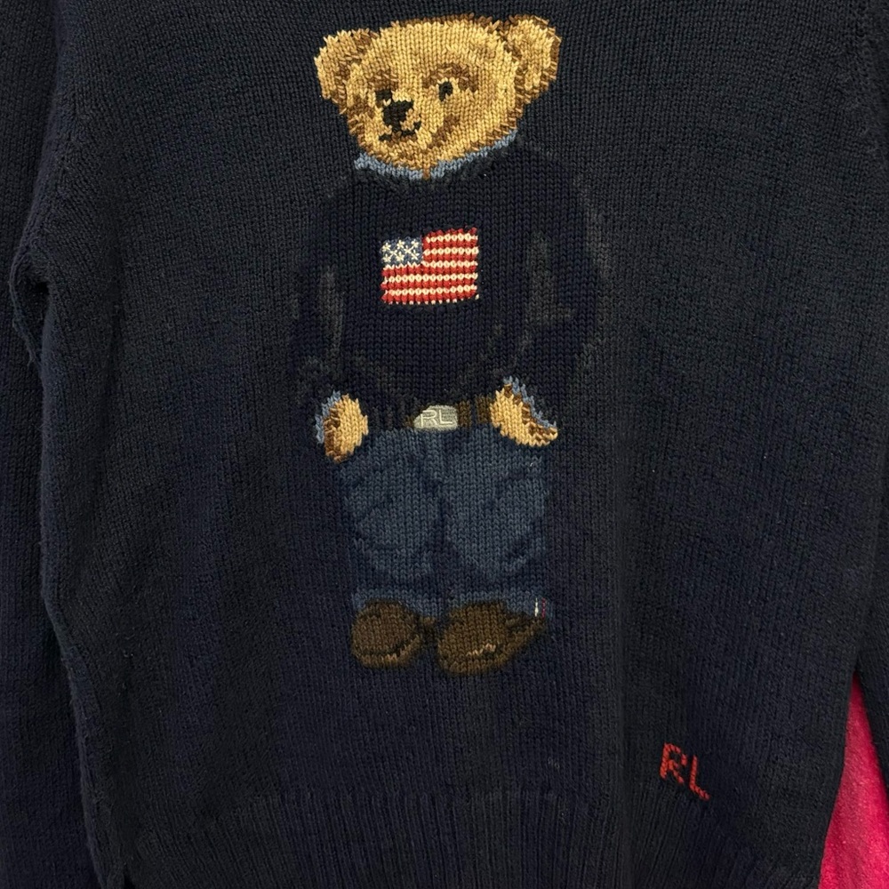 Ralph Lauren Black Bear Crewneck Sweater